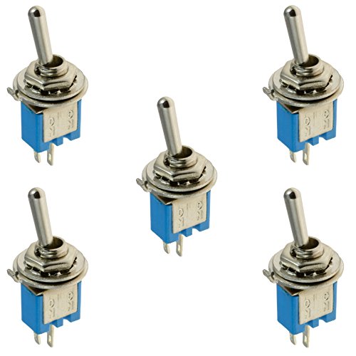 5 x On/Off Sub Miniature Small Mini Toggle Switch SPST by Switch Electronics 5 x On/Off Sub Miniature Small Mini Toggle Switch SPST by Switch Electronics von Switch Electronics