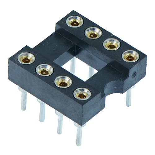 8-poliger DIP/DIL gedrehter Pin IC-Buchsenstecker, 0,8 cm Raster, 5 Stück von Switch Electronics