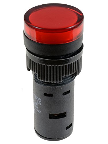 Red 16mm LED Pilot Indicator Light Panel Mount 230V by Switch Electronics Red 16mm LED Pilot Indicator Light Panel Mount 230V by Switch Electronics von Switch Electronics