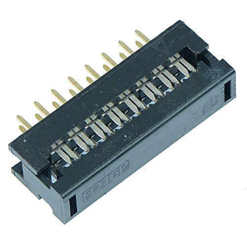 Switch Electronics Flachkabel, 16 Wege, IDC-Dip-Stecker, 2,54 mm Teilung, 5 Stück von Switch Electronics