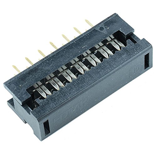 Switch Electronics Flachkabel IDC-Dip-Stecker (14-Fach, 2,54 mm Teilung) 5 Stück von Switch Electronics