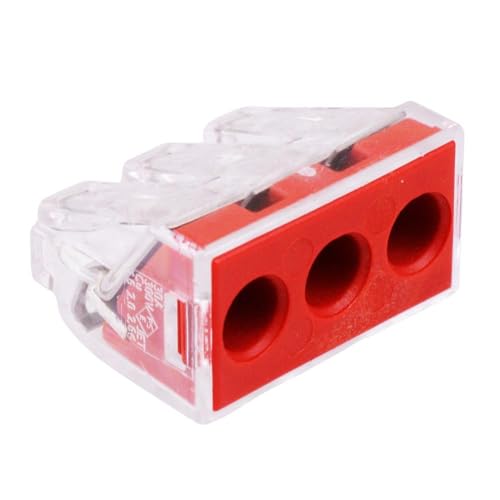 Wago 773-173 rot 3-Wege Steckverbinder 6mm² 41A 400V 5 Stück Wago 773-173 rot 3-Wege Steckverbinder 6mm² 41A 400V 5 Stück von Switch Electronics