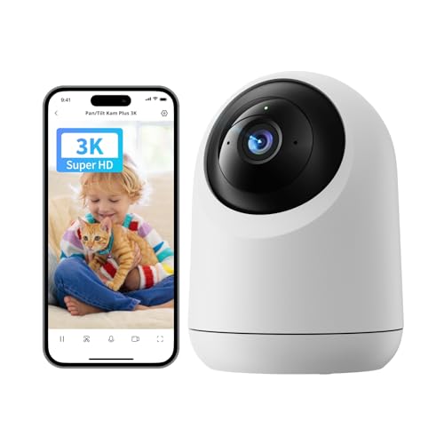 SwitchBot Sicherheitskamera für Zuhause 5MP - Pan/Tilt Kam 3K Super HD, 2.4Ghz WLAN für Baby-Monitor/Tier-Kamera, 360° Bewegungsverfolgung, Mensch/Tier AI, Privatmodus, Farbnachsicht, Alexa SwitchBot Sicherheitskamera für Zuhause 5MP - Pan/Tilt Kam 3K Super HD, 2.4Ghz WLAN für Baby-Monitor/Tier-Kamera, 360° Bewegungsverfolgung, Mensch/Tier AI, Privatmodus, Farbnachsicht, Alexa von SwitchBot