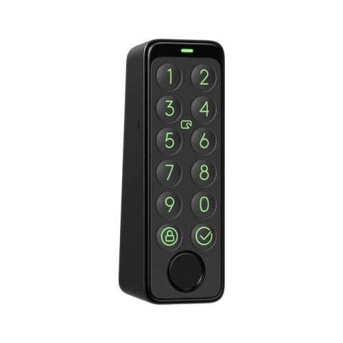 SwitchBot Smart Keypad Touch für SwitchBot Smartes Türschloss, schlüsselloser Zutritt per Fingerabdruck, IP65 wasserdicht, unterstützt virtuelle Passwörter für Haussicherheit von SwitchBot