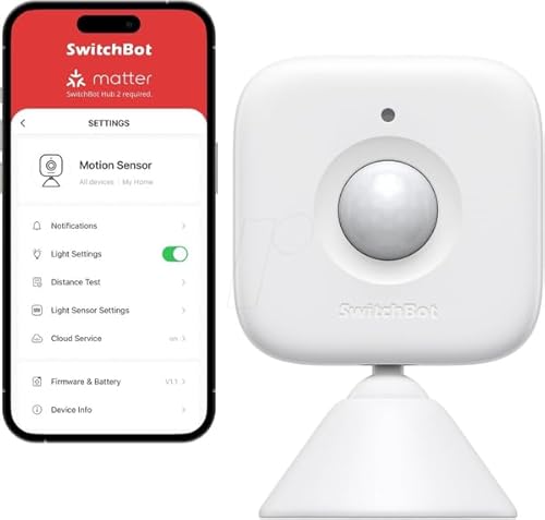 SwitchBot Smart Motion Sensor Bewegungssensor mit Alarm SwitchBot Smart Motion Sensor Bewegungssensor mit Alarm von SwitchBot