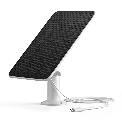SwitchBot Solar Panel Only for Outdoor Spotlight Camera, 5W Solar Panel for Rechargeable Security Camera, Waterproof, 360° Adjustable, Continuous Power Supply von SwitchBot