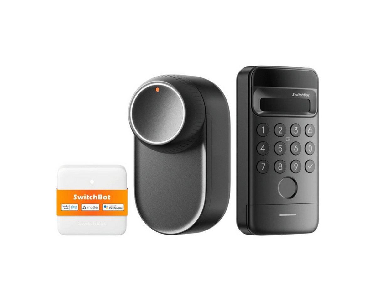 SwitchBot Türschlossantrieb SwitchBot Lock Ultra 3-in-1 Smart-Schloss Hub Mini Matter Tastatur von SwitchBot