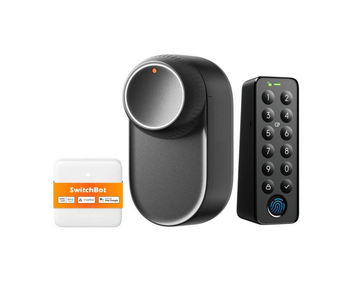 SwitchBot Türschlossantrieb SwitchBot Lock Ultra 3-in-1 Smart-Schloss Hub Mini Matter von SwitchBot