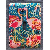 Flamingos Single Metal Schalterplatte Flamingos Single Metal Schalterplatte von SwitchPlateShack