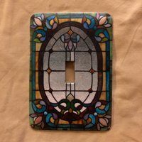 Glasschalter Metallplatte Single 5"x3, 5" von SwitchPlateShack