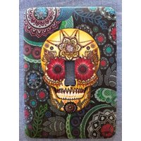 Sugar Skulls Single Metal Schalterplatte von SwitchPlateShack