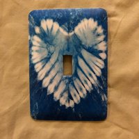 Tye-Dye Metall Schalterplatte Single von SwitchPlateShack