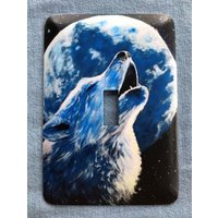 Wolfs Single Metal Schalterplatte von SwitchPlateShack