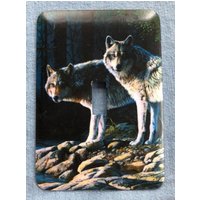 Wolfs Single Metal Schalterplatte von SwitchPlateShack