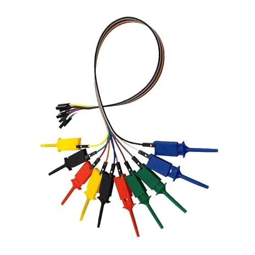 Switian 10 PCS 5 Farben Logic Analyzer Test Haken Clip Grabber Jumper Drähte & Interface Pins SOIC IC Test Haken Clip Jumper für Präzision Schaltkreis Testen/Stromversorgung Testen 30CM Switian 10 PCS 5 Farben Logic Analyzer Test Haken Clip Grabber Jumper Drähte & Interface Pins SOIC IC Test Haken Clip Jumper für Präzision Schaltkreis Testen/Stromversorgung Testen 30CM von Switian