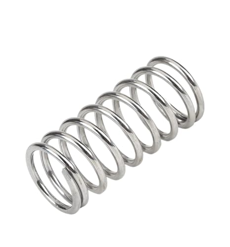 5 Stück Druckfeder, Zugfeder aus Edelstahl 304 für Heimwerker- und Heimreparaturen (Silber, 3.5x28x35mm) von Swjubmc