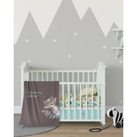 Babydecke Mit Namen "Waschbär", Personalisiert - Swook von SwookDesign