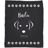 Kuscheldecke Für Hunde Mit Namen | Hundedecke Personalisierte Hundefans von SwookDesign