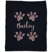 Kuscheldecke Für Hunde Mit Namen | Hundedecke Personalisierte Hundefans von SwookDesign