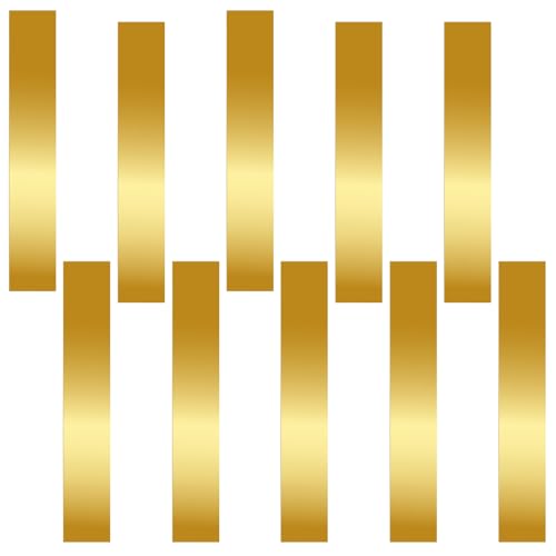 Swpeet 10pcs 0.006 "Dicke Messing Streifen Kit, 6" Länge x 1" Breite Messing Blech Metallplatten Messing Shim Stock für Handwerk DIY Dekoration Swpeet 10pcs 0.006 "Dicke Messing Streifen Kit, 6" Länge x 1" Breite Messing Blech Metallplatten Messing Shim Stock für Handwerk DIY Dekoration von Swpeet