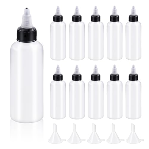 Swpeet 15Pcs klare Spenderflaschen mit kleinen Trichtern Kit, 4oz Boston LDPE Plastikflasche, 100ML leere Squeeze Dropper Flaschen mit Twist Top Cap Kit für Tintenöle Flüssigkeiten, Kunststoff Squeeze Swpeet 15Pcs klare Spenderflaschen mit kleinen Trichtern Kit, 4oz Boston LDPE Plastikflasche, 100ML leere Squeeze Dropper Flaschen mit Twist Top Cap Kit für Tintenöle Flüssigkeiten, Kunststoff Squeeze von Swpeet