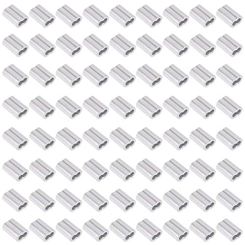 Swpeet 200 Stück 1,2 mm Aluminium-Crimpschlaufenhülsen für Drahtseile und Kabel oder alles, was sonst ein starkes Kabel erfordert. Swpeet 200 Stück 1,2 mm Aluminium-Crimpschlaufenhülsen für Drahtseile und Kabel oder alles, was sonst ein starkes Kabel erfordert. von Swpeet