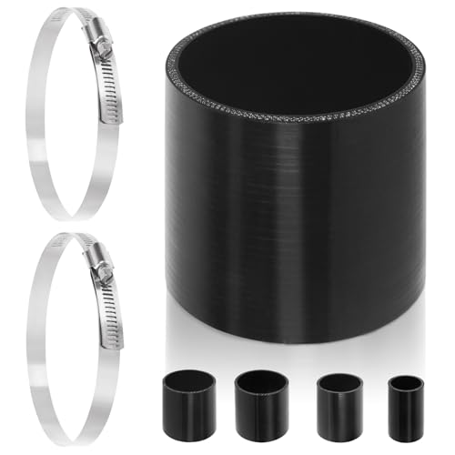 Swpeet 3Pcs 4 Inch- 102mm 4-Lagen verstärkter gerader Silikonschlauch mit 105-127mm 304 Edelstahl T Bolzen Schlauch Klemme Kit, Automotive Reiner Silikonschlauch für Turbo Ansaugkühler Swpeet 3Pcs 4 Inch- 102mm 4-Lagen verstärkter gerader Silikonschlauch mit 105-127mm 304 Edelstahl T Bolzen Schlauch Klemme Kit, Automotive Reiner Silikonschlauch für Turbo Ansaugkühler von Swpeet
