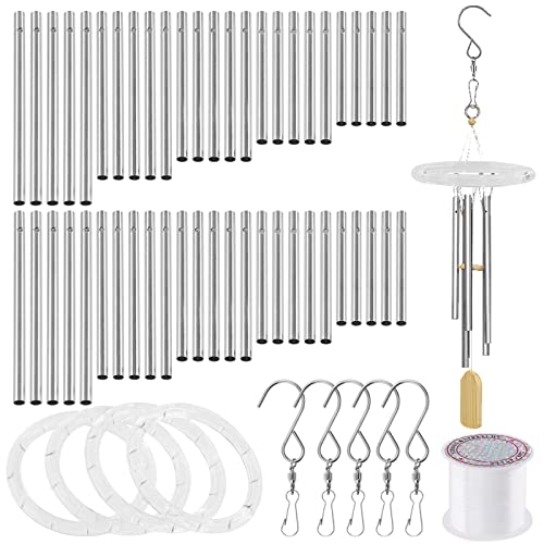 Swpeet 60-teiliges Windspiel-Set mit 91,4 m langem Draht und drehbaren Haken Swpeet 60-teiliges Windspiel-Set mit 91,4 m langem Draht und drehbaren Haken von Swpeet