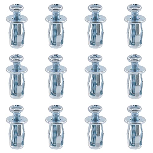 Swpeet Jack Nuts Petal Nuts Expansion Nut Thins Fixings Dowels with Screws Assembly (M4 x 20) von Swpeet