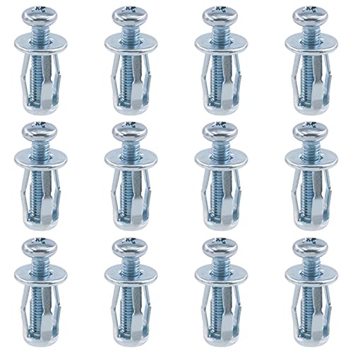 Swpeet Jack Nuts Petal Nuts Expansion Nut Thins Fixings Dowels with Screws Assembly (M5 x 25) von Swpeet