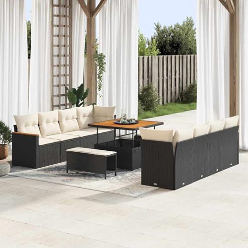 11-teilige Garten Sofa Set mit Kissen, 3-teilige Garten Essgruppe mit Kissen, Modulares Gartenmöbel-Set für Balkon Terrasse und Café3364975 11-teilige Garten Sofa Set mit Kissen, 3-teilige Garten Essgruppe mit Kissen, Modulares Gartenmöbel-Set für Balkon Terrasse und Café3364975 von Swpsd
