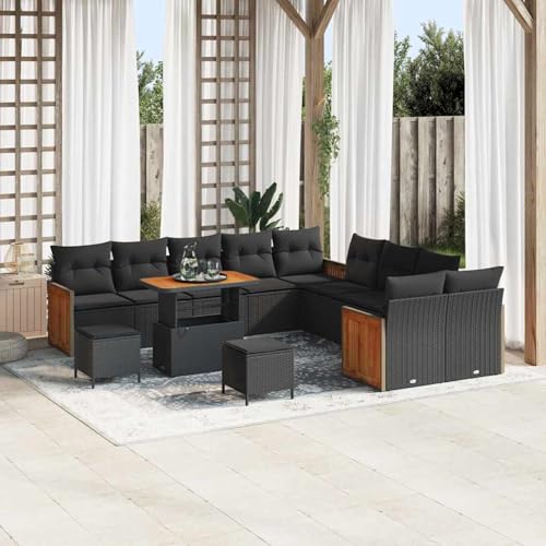 13-teilige Garten Sofa Set mit Kissen, 3-teilige Garten Essgruppe mit Kissen, Modulares Gartenmöbel-Set für Balkon Terrasse und Café3365314 13-teilige Garten Sofa Set mit Kissen, 3-teilige Garten Essgruppe mit Kissen, Modulares Gartenmöbel-Set für Balkon Terrasse und Café3365314 von Swpsd