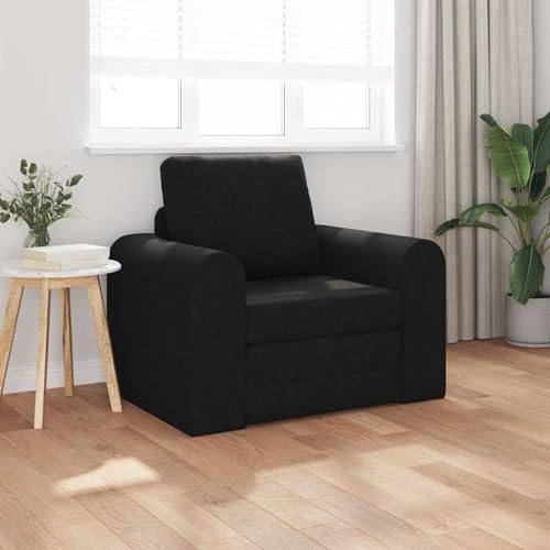 Boden Schlafsofa 2-in-1 Schwarz 98x71x83 cm, Tagesbett Multifunktionsbett für Wohnzimmer Homeoffice Gästebereich4106657 Boden Schlafsofa 2-in-1 Schwarz 98x71x83 cm, Tagesbett Multifunktionsbett für Wohnzimmer Homeoffice Gästebereich4106657 von Swpsd