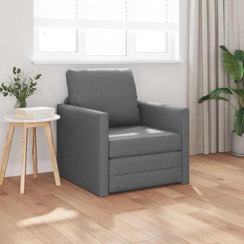 Boden Sofa Bett 2-in-1 Dunkelgrau 74x77x81 cm Stoff, Tagesbett Multifunktionsbett für Wohnzimmer Homeoffice Gästebereich4106622 Boden Sofa Bett 2-in-1 Dunkelgrau 74x77x81 cm Stoff, Tagesbett Multifunktionsbett für Wohnzimmer Homeoffice Gästebereich4106622 von Swpsd