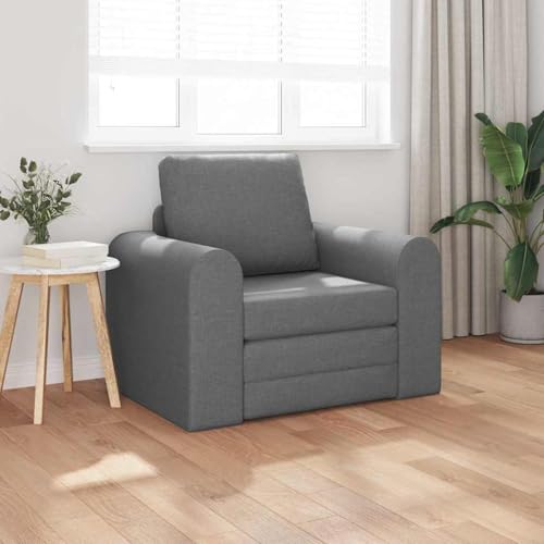 Boden Sofa Bett 2-in-1 Dunkelgrau 98x71x83 cm Stoff, Tagesbett Multifunktionsbett für Wohnzimmer Homeoffice Gästebereich4106656 Boden Sofa Bett 2-in-1 Dunkelgrau 98x71x83 cm Stoff, Tagesbett Multifunktionsbett für Wohnzimmer Homeoffice Gästebereich4106656 von Swpsd