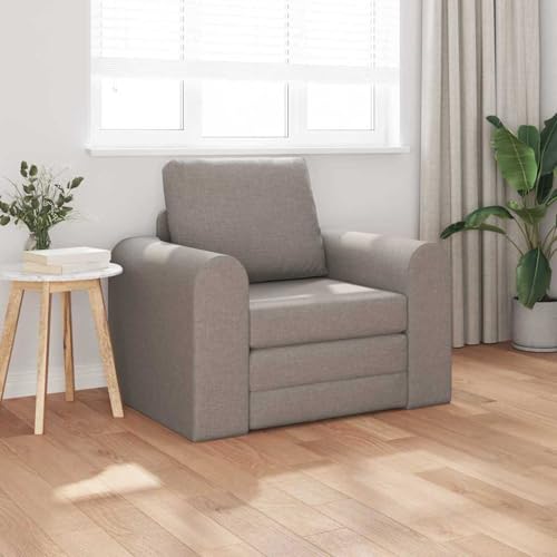 Floor Sofa Bett 2-in-1 Taupe 98x71x83 cm Stoff, Tagesbett Multifunktionsbett für Wohnzimmer Homeoffice Gästebereich4106660 Floor Sofa Bett 2-in-1 Taupe 98x71x83 cm Stoff, Tagesbett Multifunktionsbett für Wohnzimmer Homeoffice Gästebereich4106660 von Swpsd