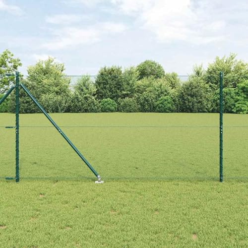 Hexagonzaun Grün 1,4x10 m Stahl, Zaunpfosten mit Spike 7 Stück Ø32 mm 160 cm verzinkter Stahl, Zaunpfosten Drahtzaun für einfache Einzäunung von Hof Garten Obstplantage3353066 Hexagonzaun Grün 1,4x10 m Stahl, Zaunpfosten mit Spike 7 Stück Ø32 mm 160 cm verzinkter Stahl, Zaunpfosten Drahtzaun für einfache Einzäunung von Hof Garten Obstplantage3353066 von Swpsd