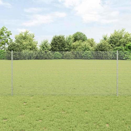 Hühnerdrahtzaun Set Set aus 2 Galvanisierter Stahl 25 x 1 m, Zaunpfosten Drahtzaun für einfache Einzäunung von Hof Garten Obstplantage3336363 Hühnerdrahtzaun Set Set aus 2 Galvanisierter Stahl 25 x 1 m, Zaunpfosten Drahtzaun für einfache Einzäunung von Hof Garten Obstplantage3336363 von Swpsd