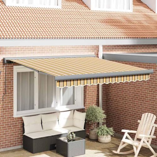 Manuelle Einziehbare Markise Mehrfarbige Streifen 350x250 cm, Außenmarkise Gelenkarmmarkise für Wohnmobil Hauseingang Terrasse Eingangsbereich Café Manuelle Einziehbare Markise Mehrfarbige Streifen 350x250 cm, Außenmarkise Gelenkarmmarkise für Wohnmobil Hauseingang Terrasse Eingangsbereich Café von Swpsd