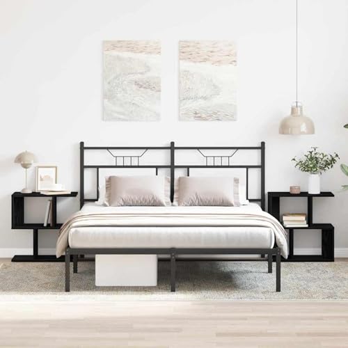 Nachttische 2 STK. Schwarz Eiche 50x30x51,5 cm Holzwerkstoff, Schlafzimmer Nachtschrank Stilvolles Nachtkästchen für Wohnzimmer Hotelzimmer862620 Nachttische 2 STK. Schwarz Eiche 50x30x51,5 cm Holzwerkstoff, Schlafzimmer Nachtschrank Stilvolles Nachtkästchen für Wohnzimmer Hotelzimmer862620 von Swpsd