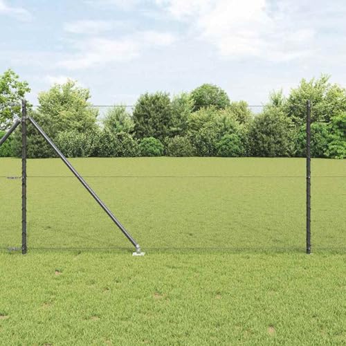 Sechseckzaun Grau 1x50 m Stahl, Zaunpfosten mit Spitze 13 Stück Ø32 mm 120 cm Verzinkter Stahl, Zaunpfosten Drahtzaun für einfache Einzäunung von Hof Garten Obstplantage3353271 Sechseckzaun Grau 1x50 m Stahl, Zaunpfosten mit Spitze 13 Stück Ø32 mm 120 cm Verzinkter Stahl, Zaunpfosten Drahtzaun für einfache Einzäunung von Hof Garten Obstplantage3353271 von Swpsd
