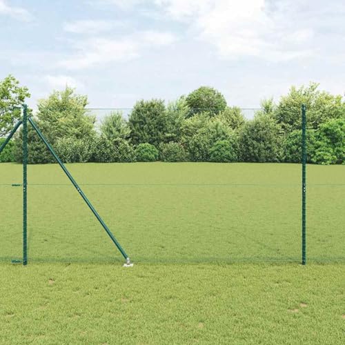 Sechseckzaun Grün 1,5x10 m Stahl, Zaunpfosten mit Spike 7 Stück Ø32 mm 170 cm Verzinkter Stahl, Zaunpfosten Drahtzaun für einfache Einzäunung von Hof Garten Obstplantage3353070 Sechseckzaun Grün 1,5x10 m Stahl, Zaunpfosten mit Spike 7 Stück Ø32 mm 170 cm Verzinkter Stahl, Zaunpfosten Drahtzaun für einfache Einzäunung von Hof Garten Obstplantage3353070 von Swpsd