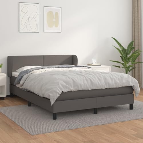 Swpsd Boxspringbett mit Matratze Grau 140x200 cm Kunstleder, Modernes Bett Gästebett für Stilvoll Wohnungen Schlafzimmer Gästehaus3127197 Swpsd Boxspringbett mit Matratze Grau 140x200 cm Kunstleder, Modernes Bett Gästebett für Stilvoll Wohnungen Schlafzimmer Gästehaus3127197 von Swpsd