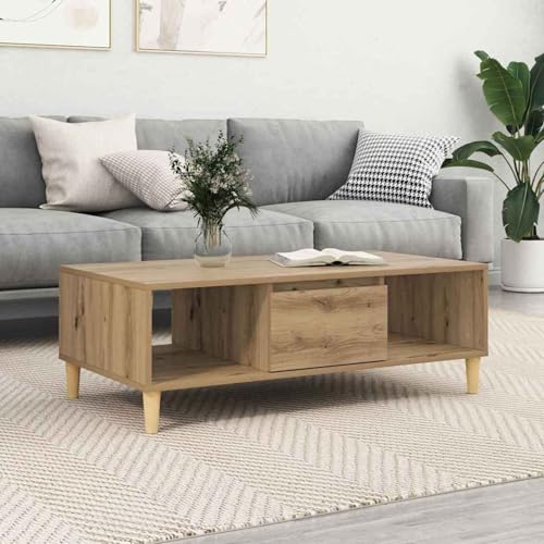 Swpsd Couchtisch, moderner Couchtisch mit praktischer Aufbewahrung 103,5 x 60 x 35 cm Holzwerkstoff for Wohnzimmer Swpsd Couchtisch, moderner Couchtisch mit praktischer Aufbewahrung 103,5 x 60 x 35 cm Holzwerkstoff for Wohnzimmer von Swpsd