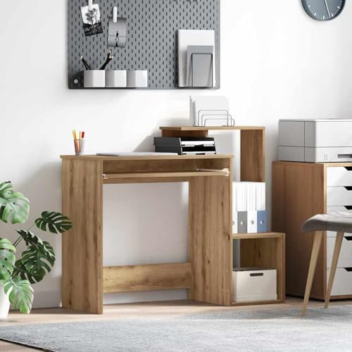 Swpsd Eiche Computertisch Artisan Eiche Spanplatte Mittel Stauraum, Gaming-Schreibtisch Computertisch Moderner Schreibtisch für Gaming-Zimmer Homeoffice869473 Swpsd Eiche Computertisch Artisan Eiche Spanplatte Mittel Stauraum, Gaming-Schreibtisch Computertisch Moderner Schreibtisch für Gaming-Zimmer Homeoffice869473 von Swpsd
