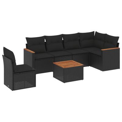 Swpsd Gartenlounge Set, 7-TLG., Gartenmöbel Gartengarnitur, Sitzgruppe Sitzgarnitur, Lounge Sofa Garnitur Terrasse, Schwarz Poly Rattan/ TBT3079 Swpsd Gartenlounge Set, 7-TLG., Gartenmöbel Gartengarnitur, Sitzgruppe Sitzgarnitur, Lounge Sofa Garnitur Terrasse, Schwarz Poly Rattan/ TBT3079 von Swpsd