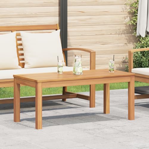 Swpsd Gartentisch, Outdoor Tisch aus massivem Teakholz 95 x 45 x 40 cm für Garten, Balkon oder Terrasse Swpsd Gartentisch, Outdoor Tisch aus massivem Teakholz 95 x 45 x 40 cm für Garten, Balkon oder Terrasse von Swpsd