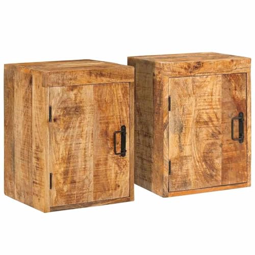Swpsd Nachttisch 2 pcs Braun 35 x 33 x 48 cm Massives Mango-Holz, Schlafzimmer Nachtschrank Stilvolles Nachtkästchen für Wohnzimmer Hotelzimmer4016725 Swpsd Nachttisch 2 pcs Braun 35 x 33 x 48 cm Massives Mango-Holz, Schlafzimmer Nachtschrank Stilvolles Nachtkästchen für Wohnzimmer Hotelzimmer4016725 von Swpsd