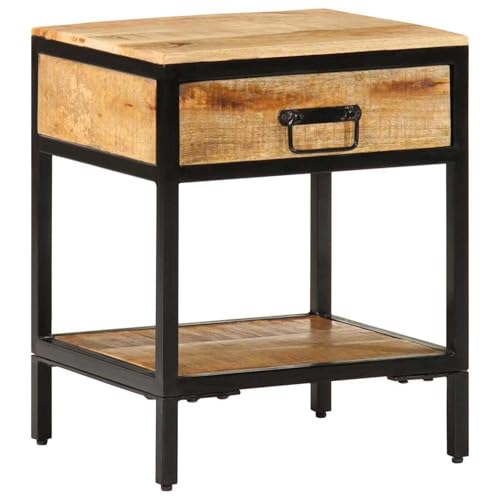 Swpsd Nachttisch 40x35x50 cm Massivholz Raues Mango, Schlafzimmer Nachtschrank Stilvolles Nachtkästchen für Wohnzimmer Hotelzimmer374088 Swpsd Nachttisch 40x35x50 cm Massivholz Raues Mango, Schlafzimmer Nachtschrank Stilvolles Nachtkästchen für Wohnzimmer Hotelzimmer374088 von Swpsd