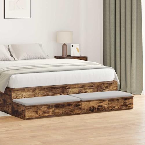 Swpsd Nachttisch Geräucherte Eiche Holzwerkstoff 160 x 36,5 x 16,5 cm, Schlafzimmer Nachtschrank Stilvolles Nachtkästchen für Wohnzimmer Hotelzimmer866975 Swpsd Nachttisch Geräucherte Eiche Holzwerkstoff 160 x 36,5 x 16,5 cm, Schlafzimmer Nachtschrank Stilvolles Nachtkästchen für Wohnzimmer Hotelzimmer866975 von Swpsd